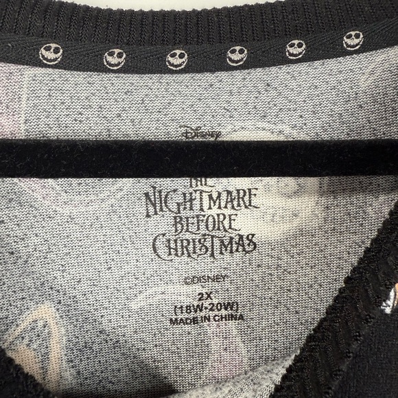 Tim Burtons Nightmare Before Christmas womens plus size nightgown. Size 2X - Picture 3 of 6